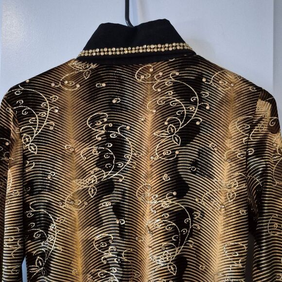 Rhinestone Cowgirl Show Top Jacket Western Wear Horse  Riding Embellished - Picture 13 of 13